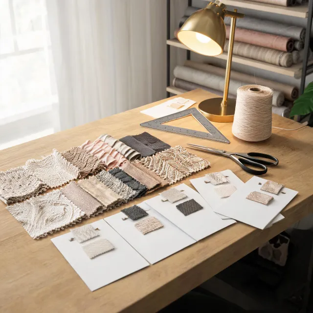 Luxury textile accessory construction