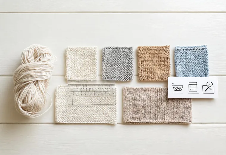 Luxury knit accessory application