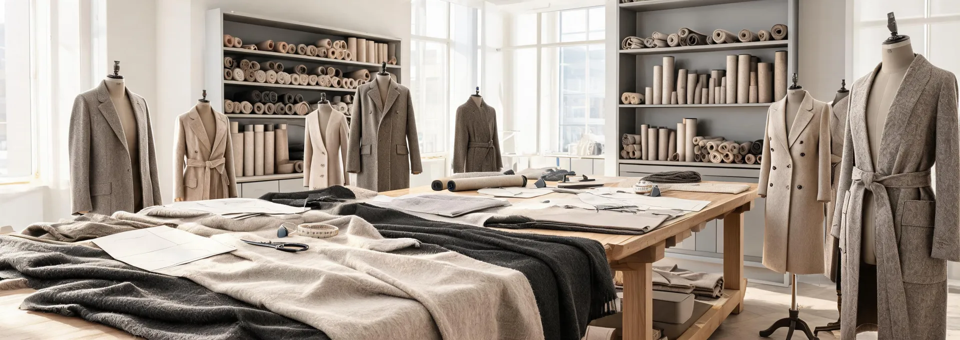 Fine apparel fabrics across tailoring and outerwear